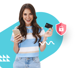 Secure payment icon showing safe checkout